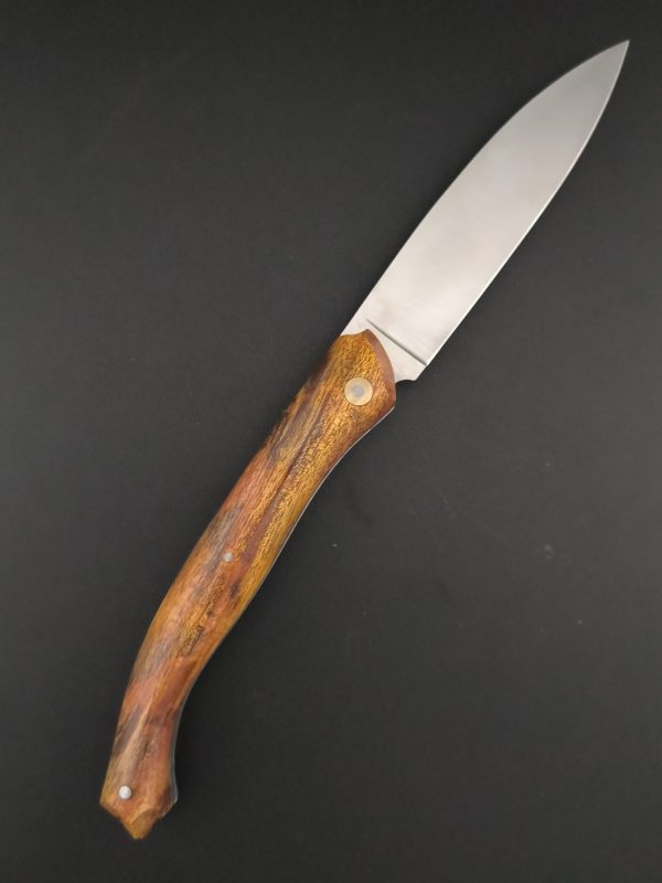 Le couteau Saint-Amans-des-Cots en bois Mahogany. Lame14c28n – Image 3