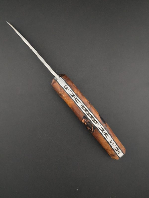 Le couteau Saint-Amans-des-Cots loupe de thuya et résine – Image 2
