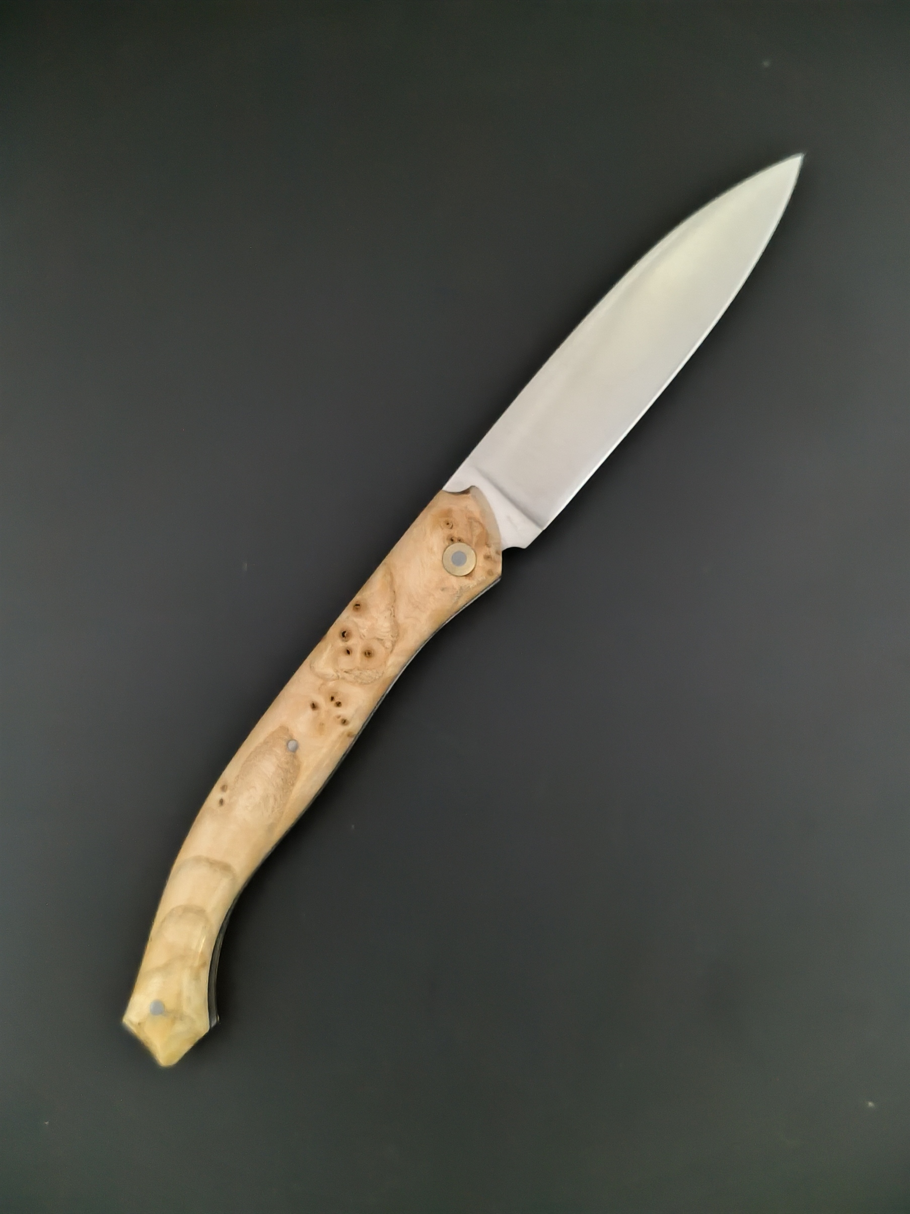 Le couteau Saint-Amans-des-Cots Loupe de de frêne. – Image 2