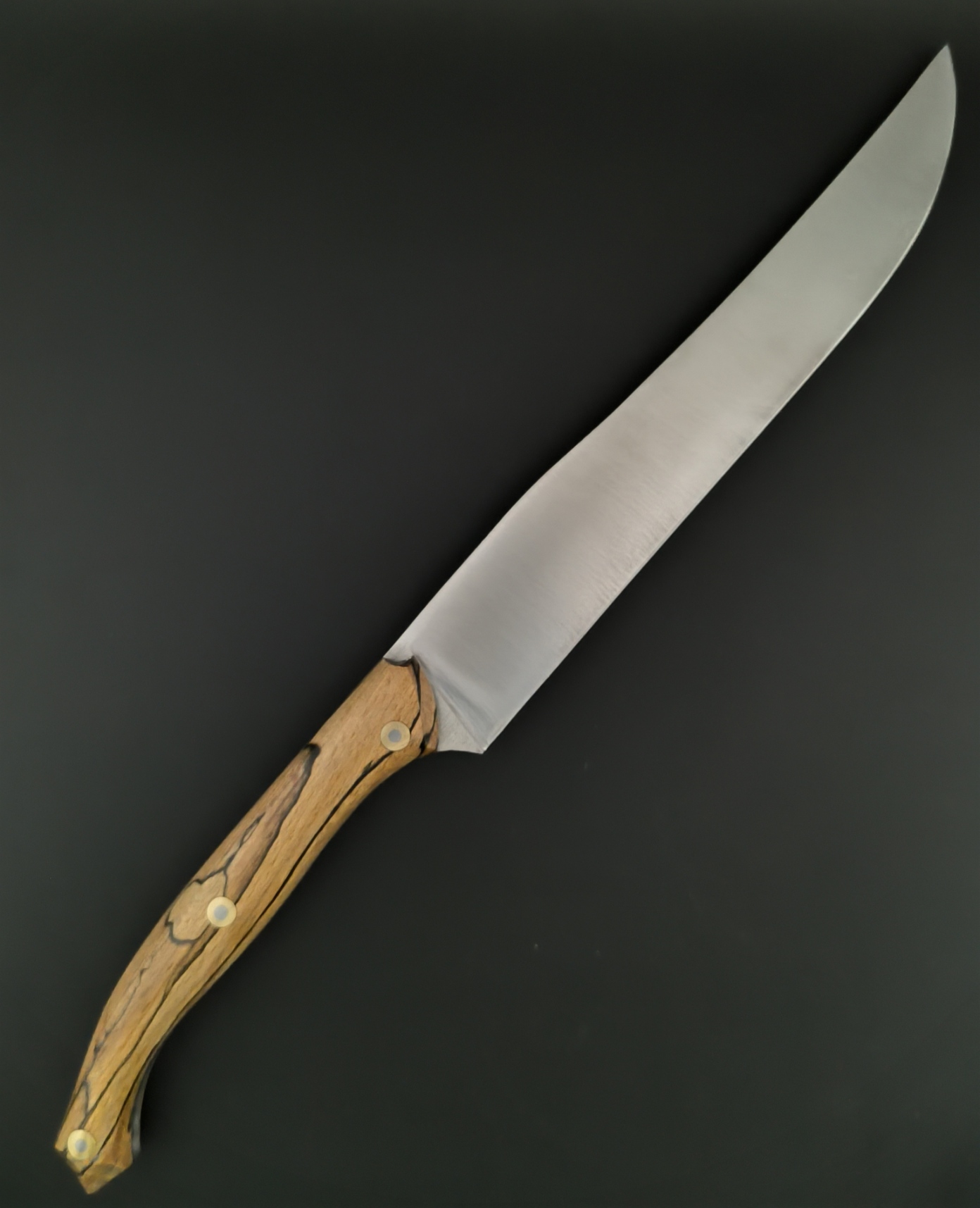 le couteau à découper Saint Amans des Côts en hêtre échauffé stabilisé – Image 2